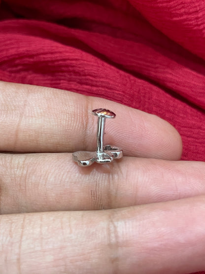 92.5 Silver Bow Earrings for Women | Stylish Cute Design | Elegant Trend Jewellery