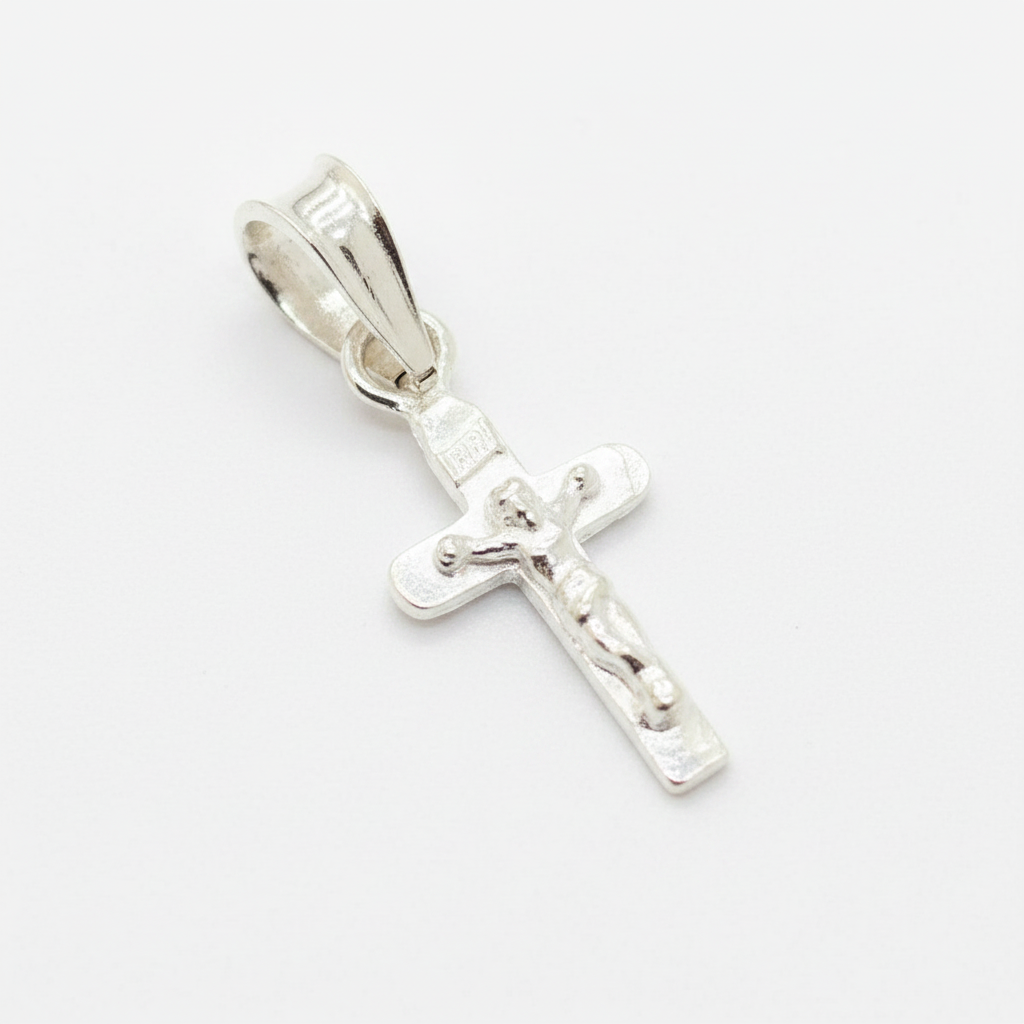 92.5 Sterling Silver Jesus Crucifix Pendant