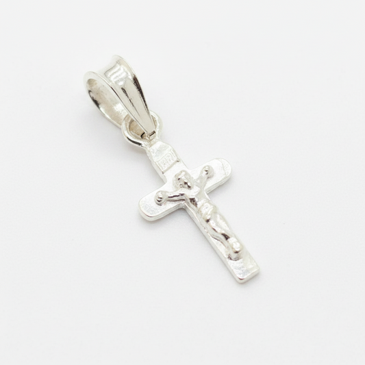 92.5 Sterling Silver Jesus Crucifix Pendant