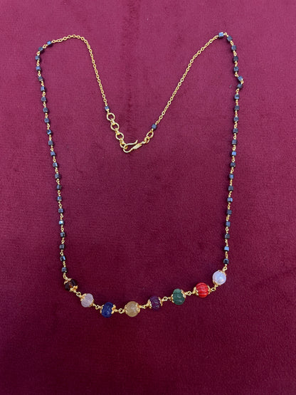 Black bead chains 18 inch