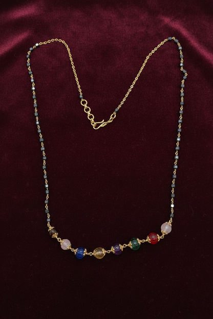 Black bead chains 18 inch