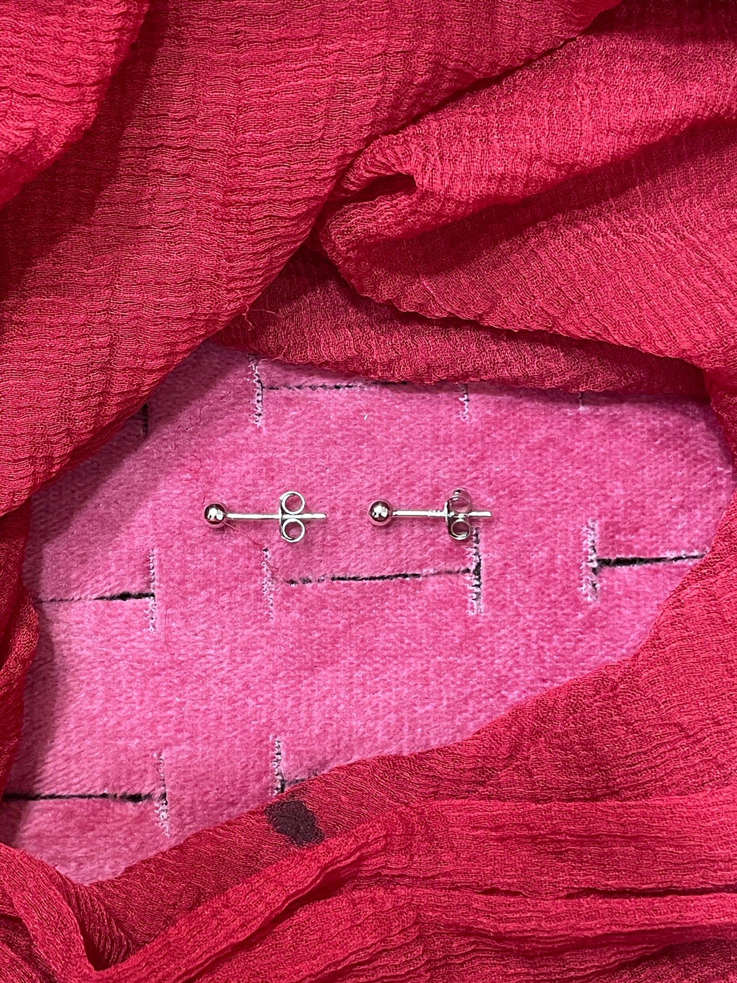 92.5 Silver Small Ball Studs | Minimal Everyday Design | Jewellery