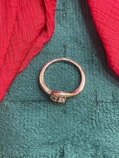 92.5 Silver Ring for Women Size 10 | Stylish Contemporary Design | Elegant Fashion Jewellery