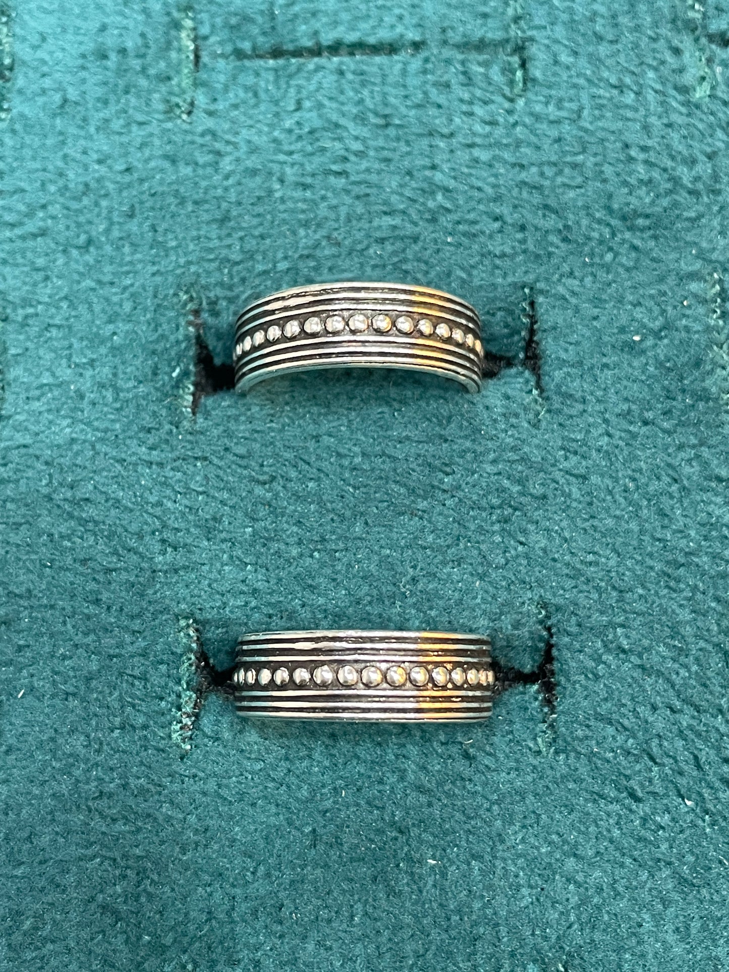 92.5 Silver Oxidised Adjustable Toe Rings for Women | Classic Beaded Design