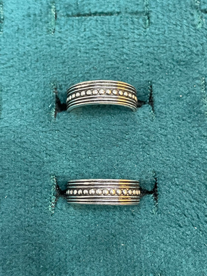 92.5 Silver Oxidised Adjustable Toe Rings for Women | Classic Beaded Design
