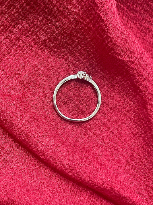 92.5 Silver Elegant Ring for Women Size 14 | Minimal Classy Daily Wear Jewellery