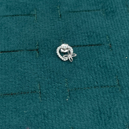 92.5 Silver Premium Heart Studs | Classy Romantic Design | Jewellery pair