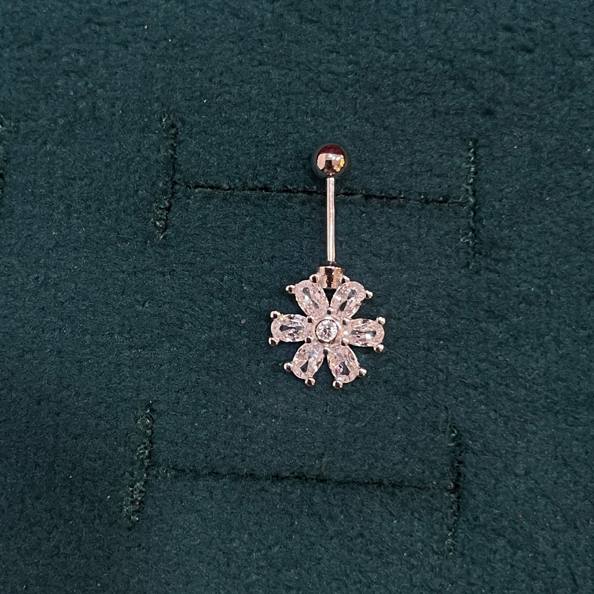 92.5 Silver Six Petal Bugadi - Pair