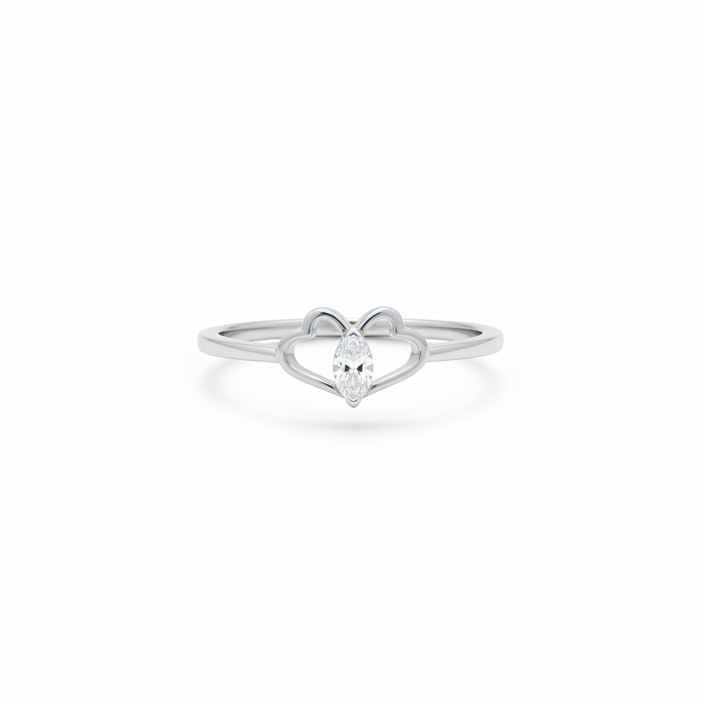 92.5 Silver Mini Butterfly Ring for Women Size 12 | Stylish Cute Design | Elegant Fashion Jewellery