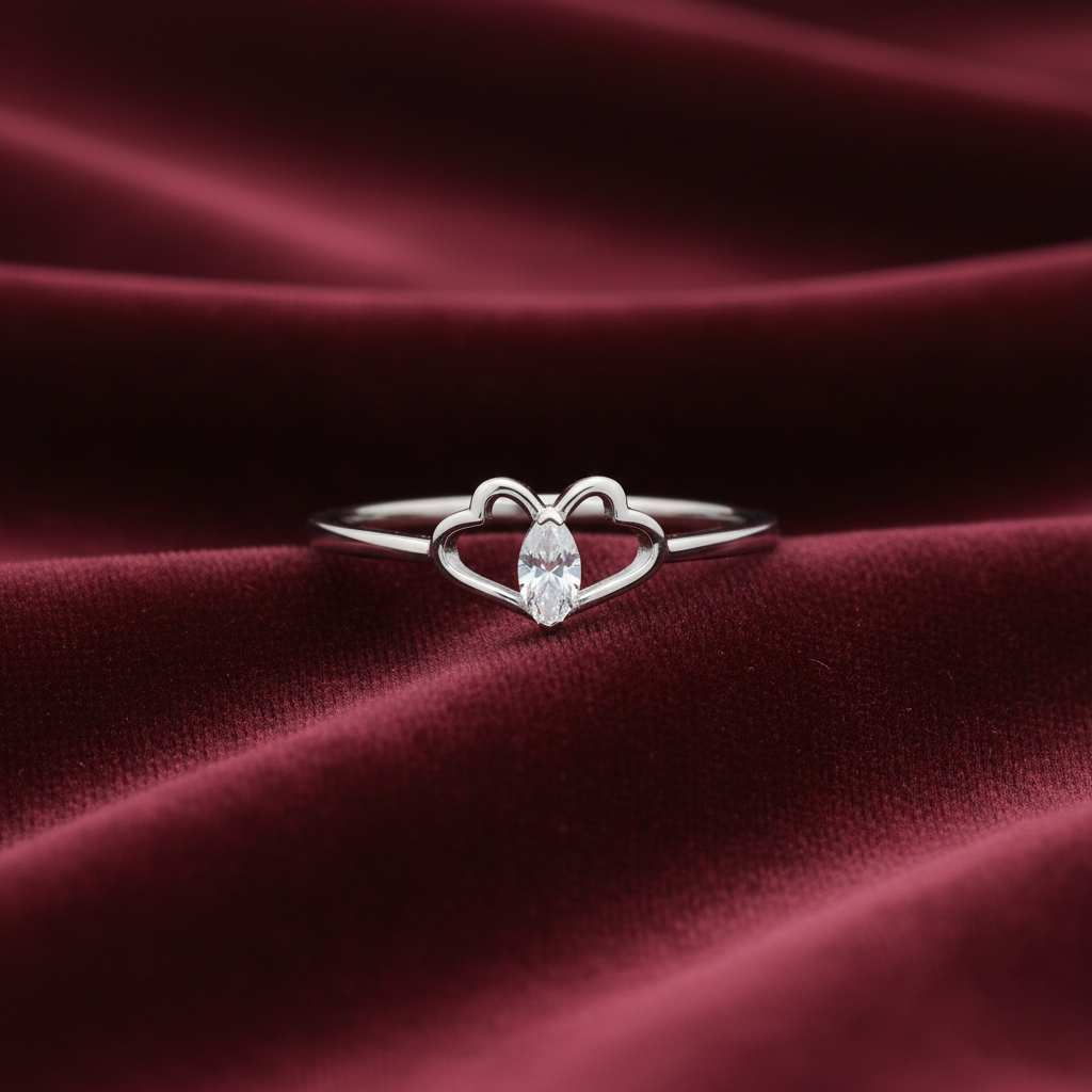 92.5 Silver Mini Butterfly Ring for Women Size 12 | Stylish Cute Design | Elegant Fashion Jewellery