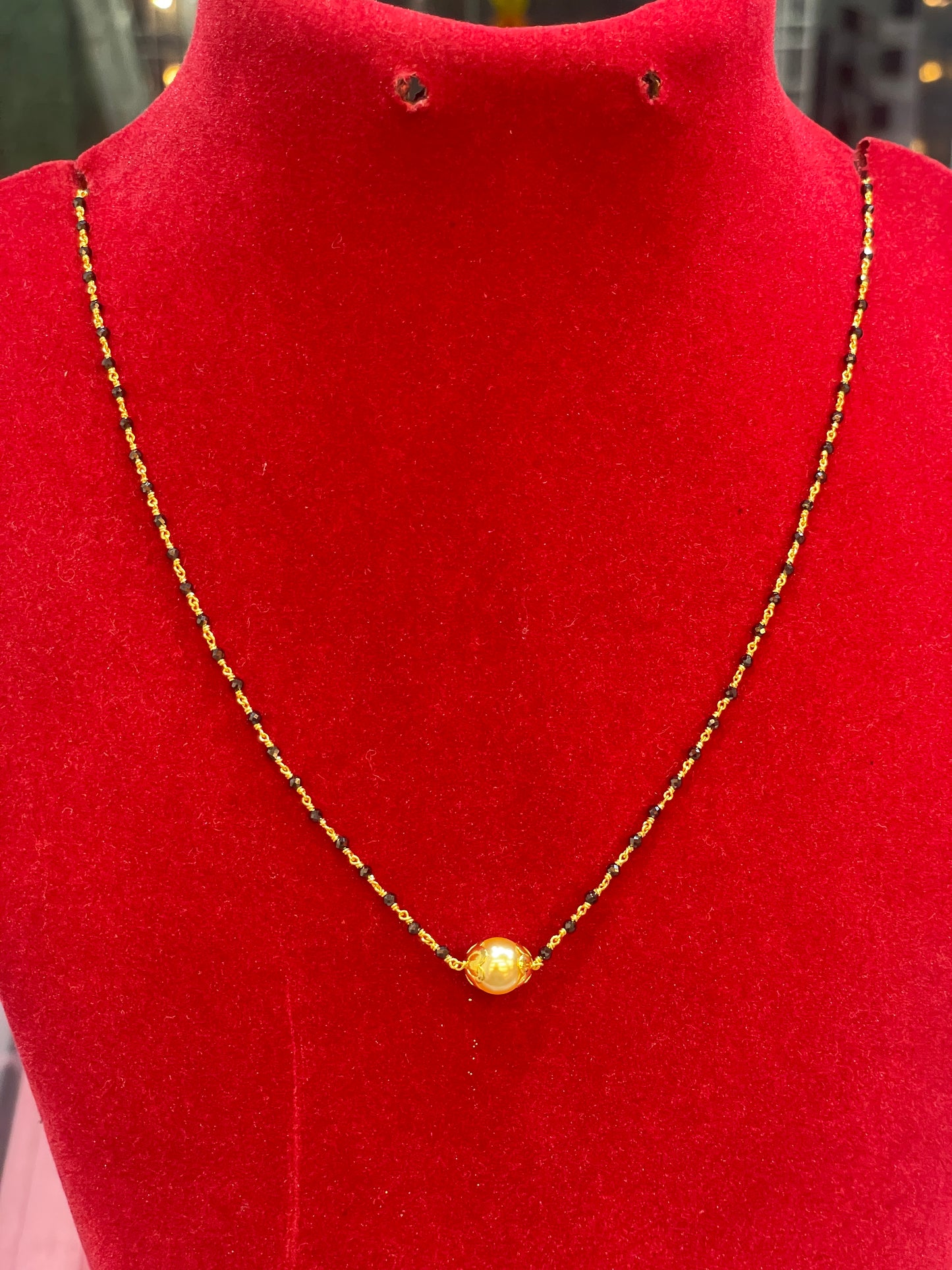 Black bean chains 16 inch