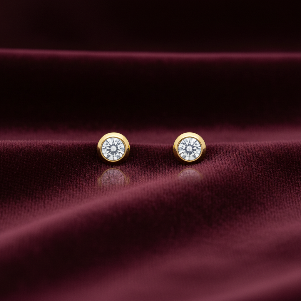 92.5 silver second studs earrings 