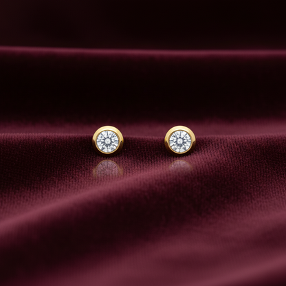 92.5 silver second studs earrings 