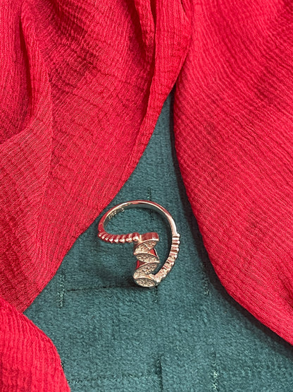 92.5 Silver Stylish Classy Ring for Women | Elegant Premium Design | Modern Jewellery