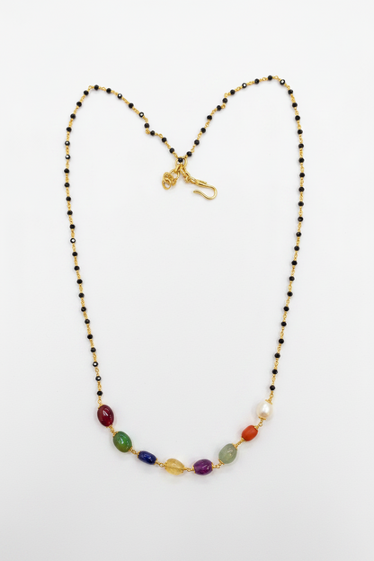 Black bean chains 17 inch