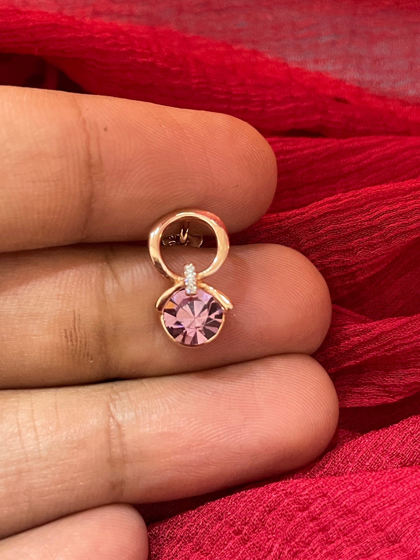 92.5 Silver Rose Gold Plated Cute Earrings for Women | Stylish Elegant Design | Trendy Jewellery