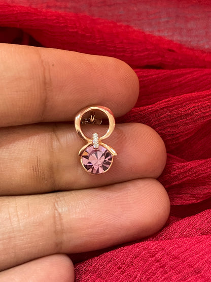 92.5 Silver Rose Gold Plated Cute Earrings for Women | Stylish Elegant Design | Trendy Jewellery