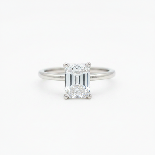 92.5 Silver White Stone Ring for Women Size 16 | Stylish Radiance Design | Elegant Fashion Jewellery