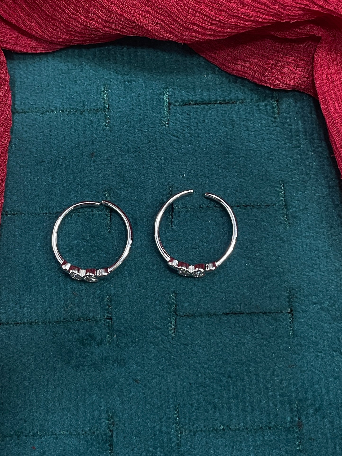 925 Silver Clover Toe rings