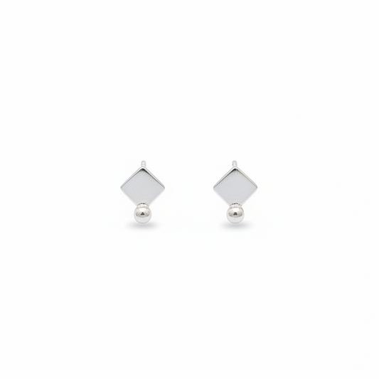 92.5 Silver Minimal Stylish Earrings for Women | Simple Elegant Design | Everyday Wear Jewellery