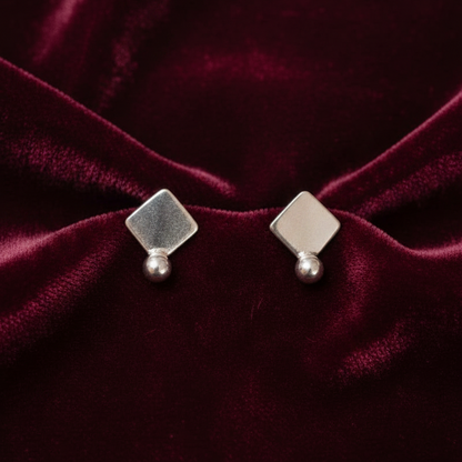 92.5 Silver Minimal Stylish Earrings for Women | Simple Elegant Design | Everyday Wear Jewellery