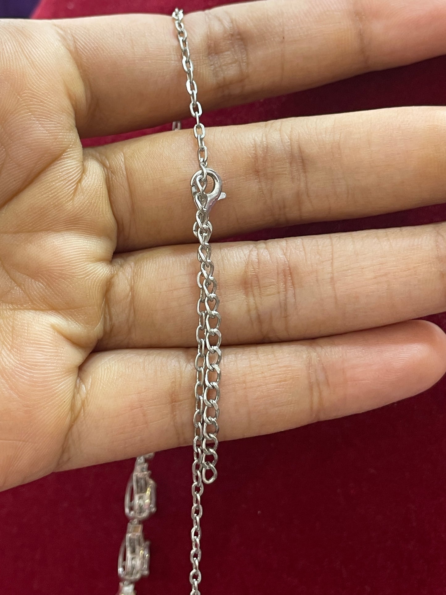 92.5 Silver Stylish Necklace for Women 19.5 Inches | Elegant Modern Design | Premium Daily Wear Jewellery
