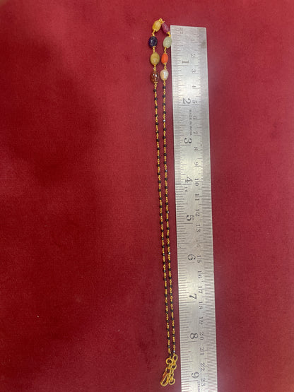 Black bean chains 17 inch