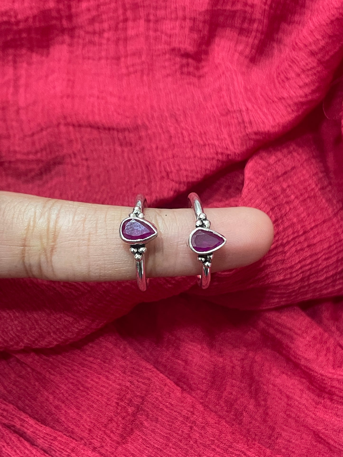 92.5 Silver Simple Toe Rings for Women | Minimal Adjustable Daily Wear Jewellery