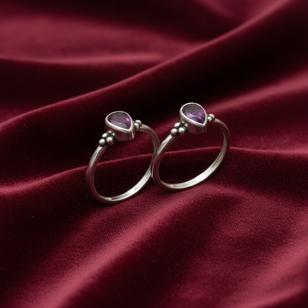 92.5 Silver Simple Toe Rings for Women | Minimal Adjustable Daily Wear Jewellery