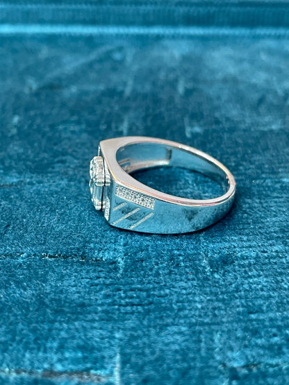 92.5 Silver Men’s Ring Size 21 | Stylish Refined Design | Elegant Fashion Jewellery
