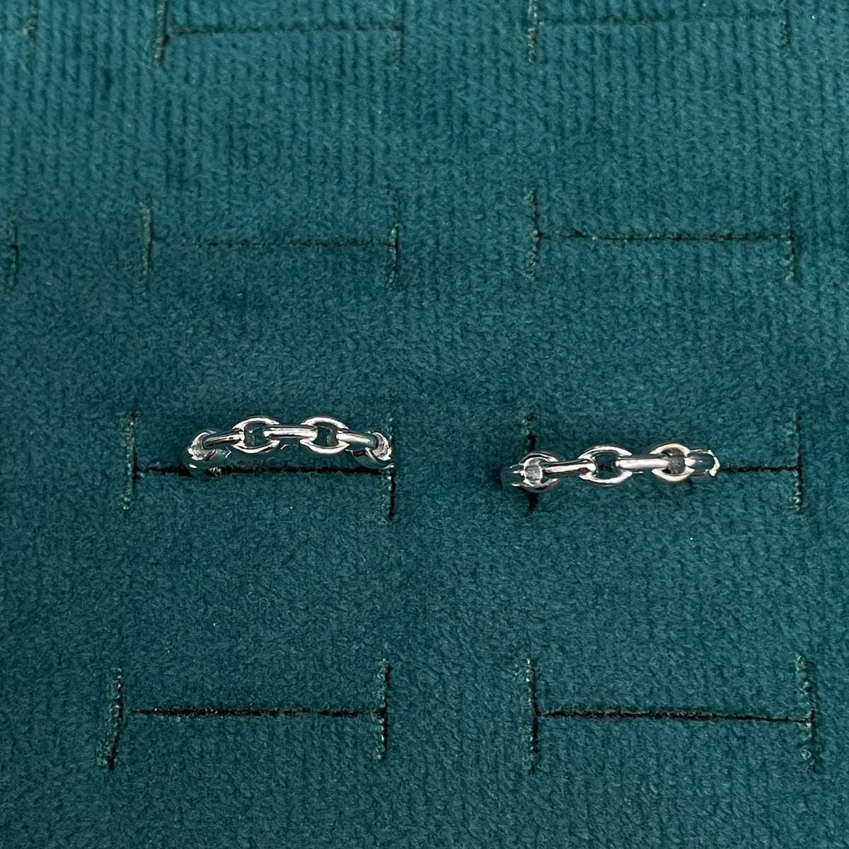 92.5 Silver Chain Link Toe Rings