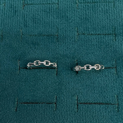 92.5 Silver Chain Link Toe Rings
