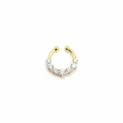 92.5 Silver Gold Plated Royal Septum
