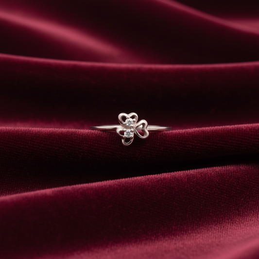 92.5 Silver Heart Ring for Women Size 11 | Stylish Sweetheart Design | Elegant Gift Jewellery