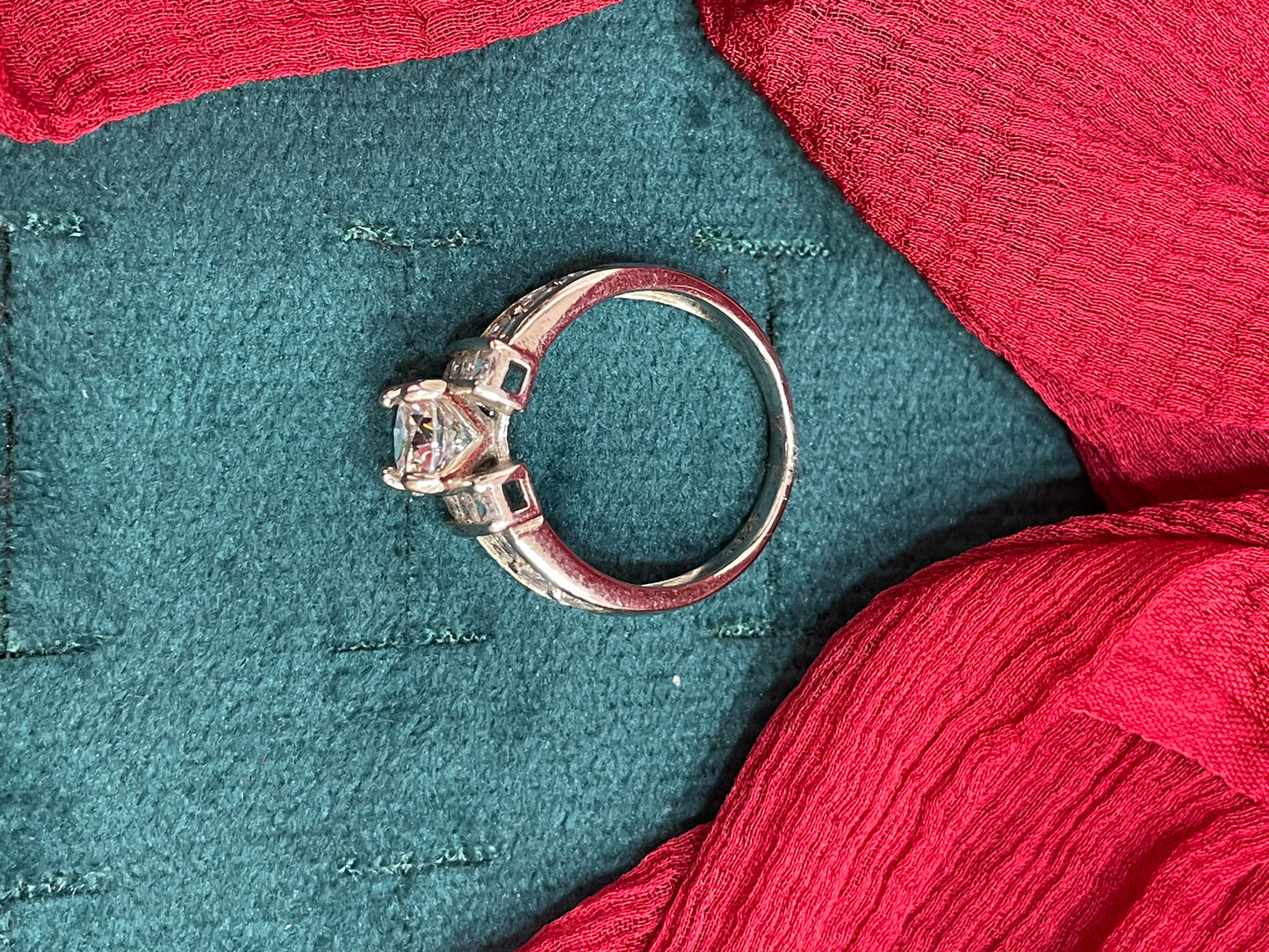 92.5 Silver Stylish Classy Ring for Women Size 14 | Elegant Premium Finish | Modern Jewellery