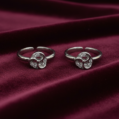 92.5 silver toe rings 