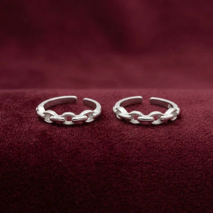 92.5 silver toe rings 