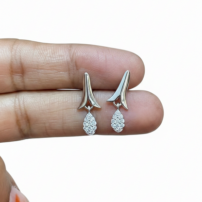 925 Silver Trendy Drop Studs
