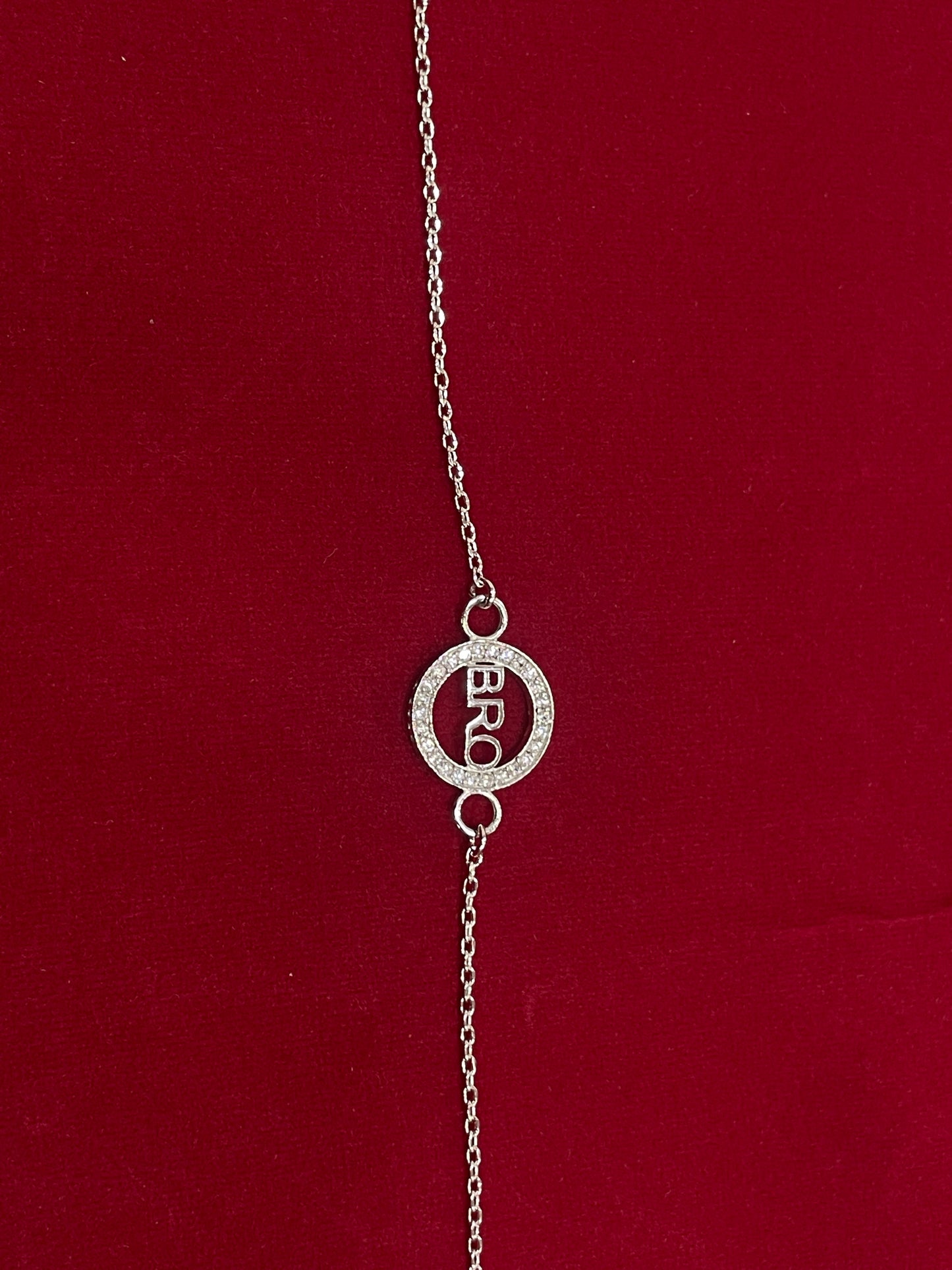 925 Sterling Silver BRO Rakhi | Handcrafted Silver Rakhi for Raksha Bandhan