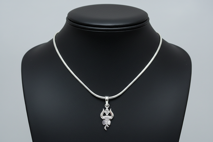 92.5 Silver Trishul Design Pendant for Men & Women – Traditional Finish