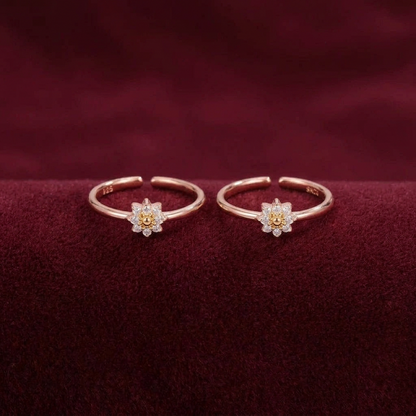92.5 silver toe rings 