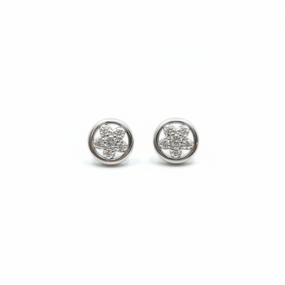 92.5 Silver Stylish Flower Earrings for Women | Elegant Floral Design | Trendy Daily Wear Jewellery