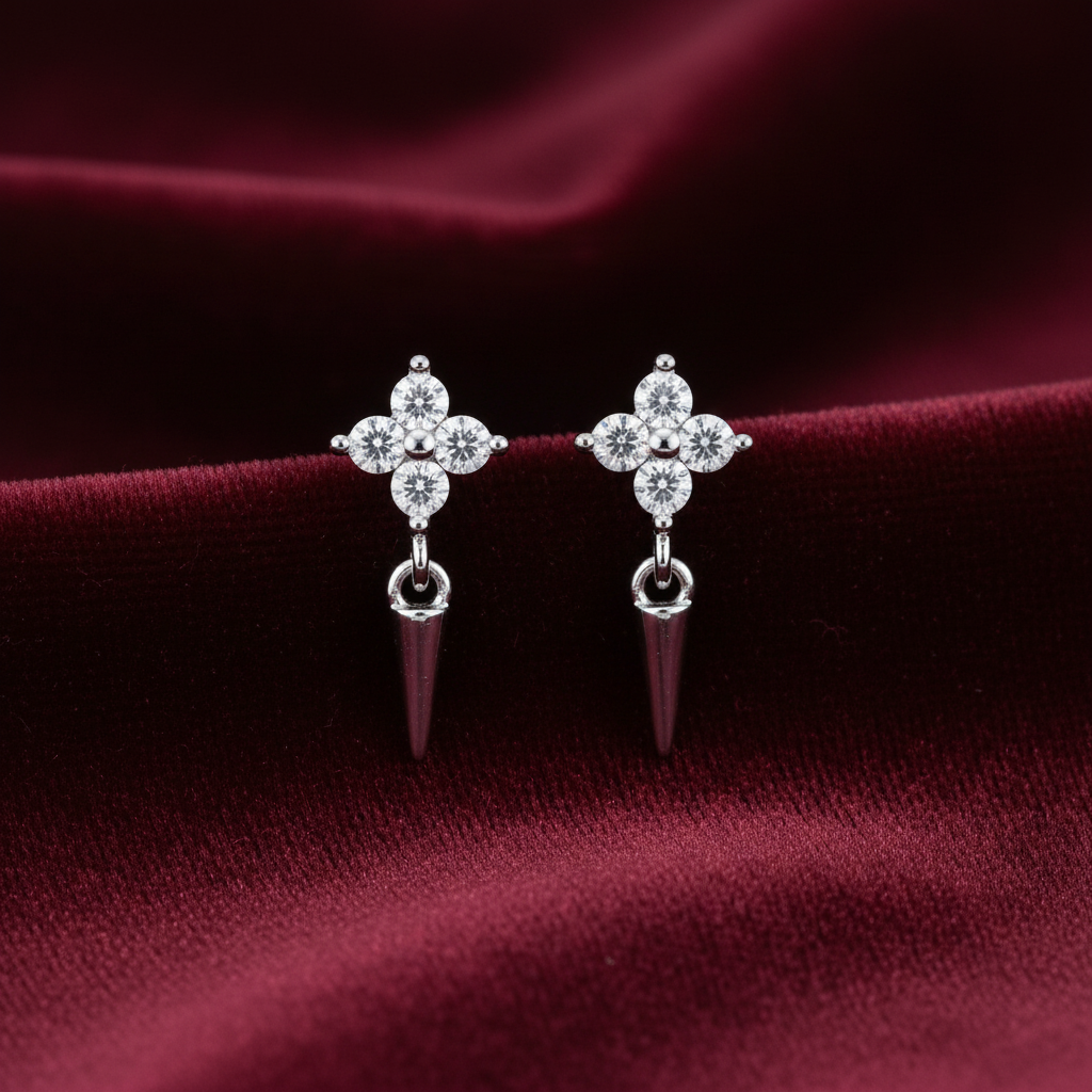 92.5 silver earrings 