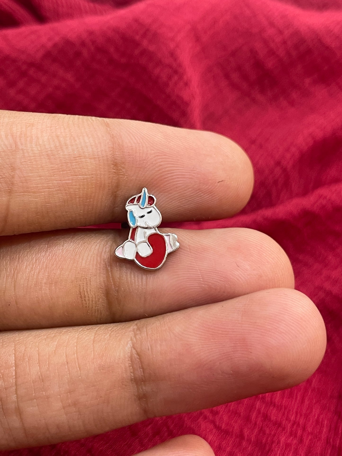 92.5 Silver Unicorn Earrings for Women & Kids | Stylish Cute Fantasy Design | Trendy Jewellery