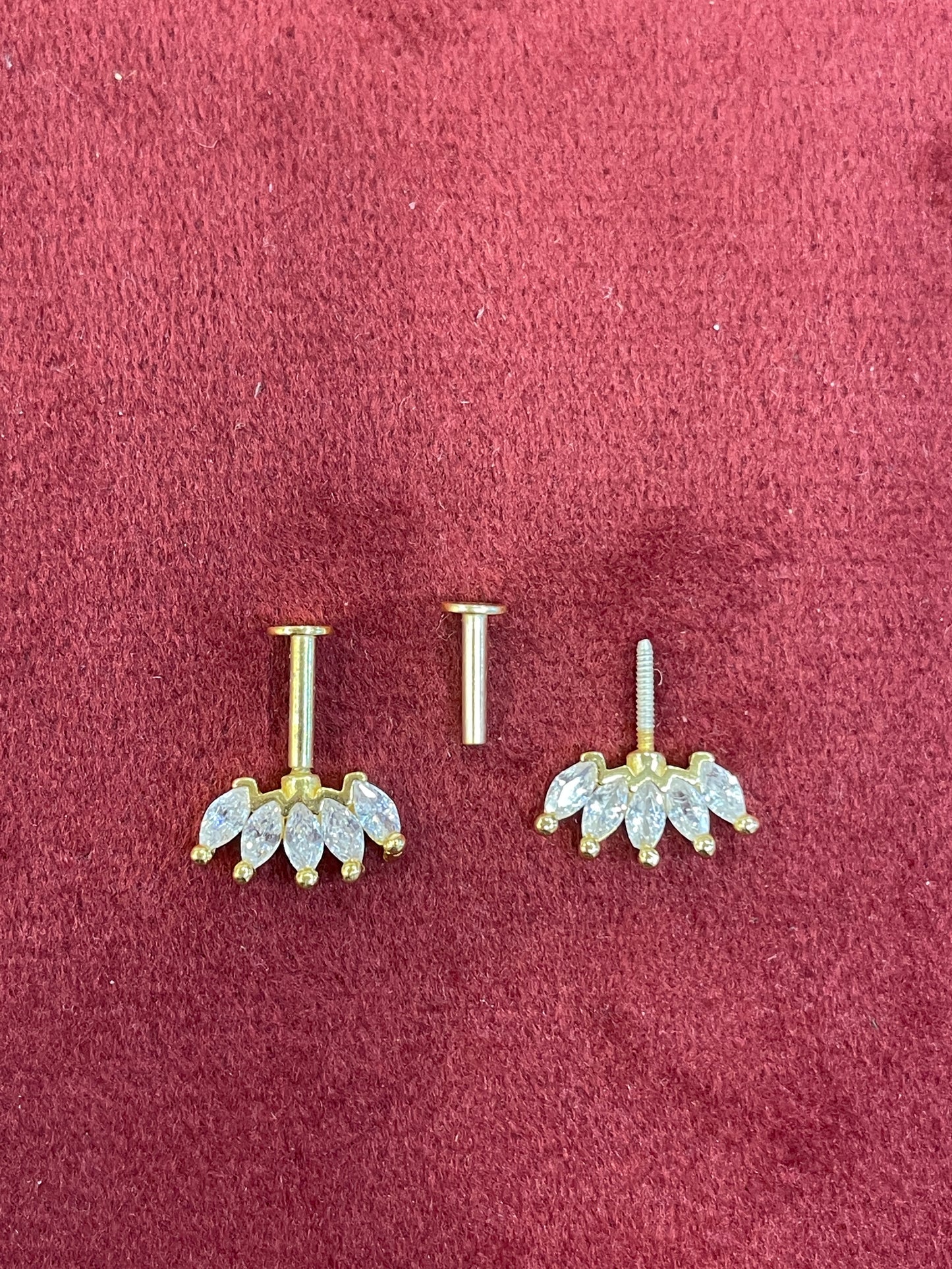 92.5 Silver Five Leaf Bugadi | Classic Floral Design | Jewellery