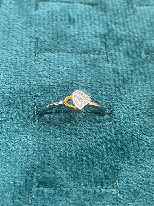 92.5 Silver Heart Ring for Women Size 12 | Stylish Romantic Form | Elegant Gift Jewellery