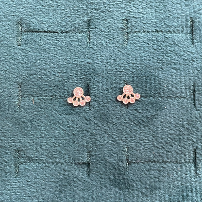 92.5 Silver Second Studs | Stylish Minimal Design | Elegant Jewellery