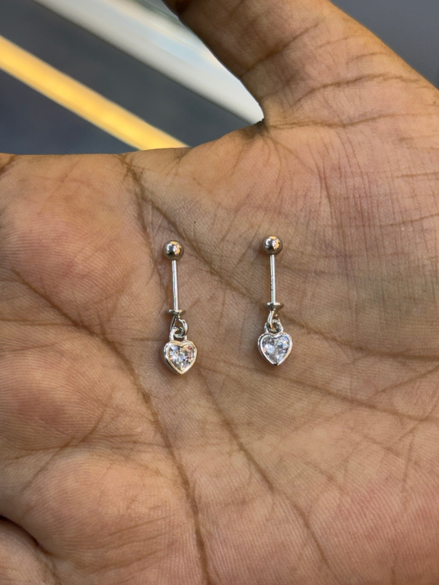 92.5 Silver Heart Bugadi Pair