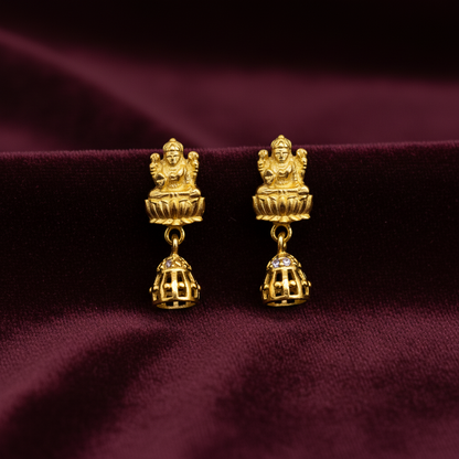 92.5 silver gold plated classy jhumkas