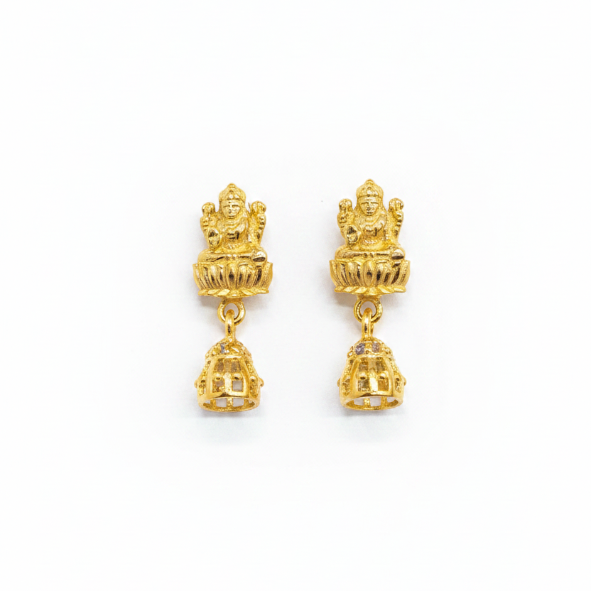 92.5 silver gold plated classy jhumkas